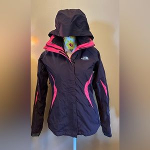 The North Face fleece lined jacket.